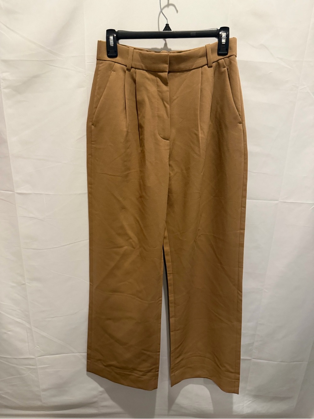 NWT Abercrombie & Fitch Sloane tailored High-Rise Wide Leg Pant 27R curve love - Picture 4 of 7